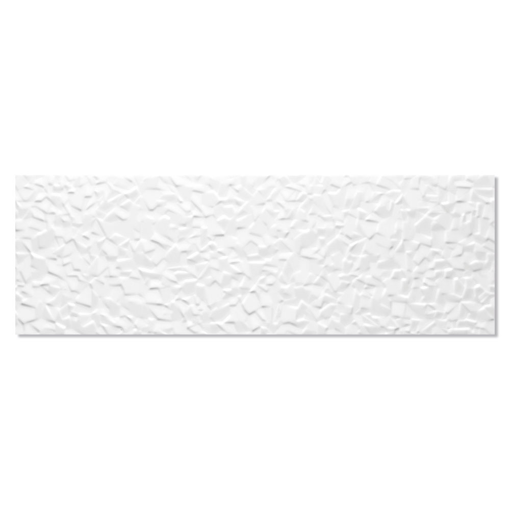 Kakel Sun Iceberg Vit Blank-Relief 25x75 cm